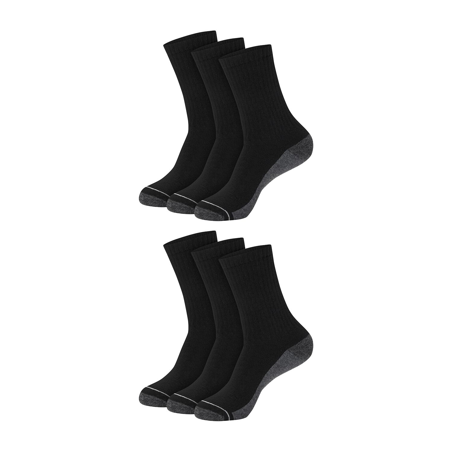 Hanes® Men's Ultimate 6-Pack Ultra Cushion Crew Socks
