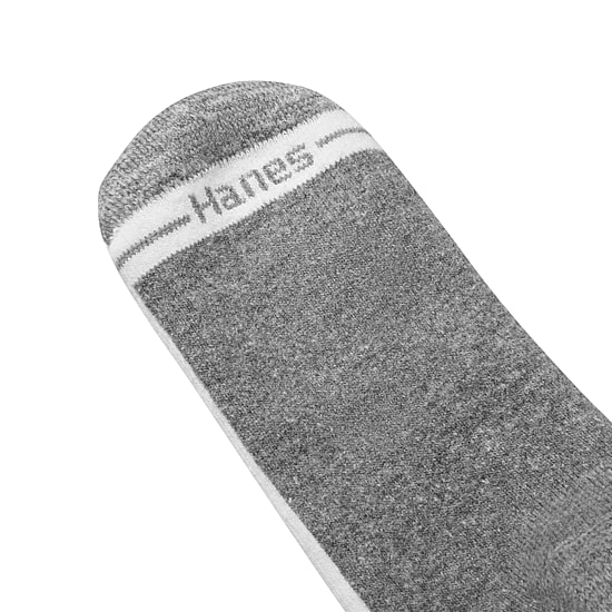 Hanes Ultimate Mens Multi-Pack 6 Pair Quarter Ankle Socks