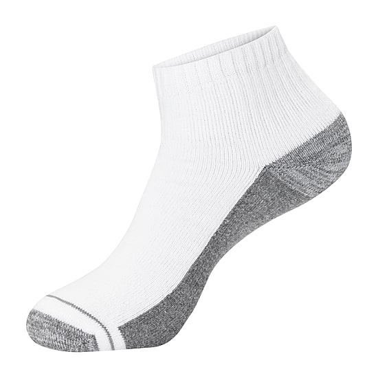 Hanes Ultimate Mens Multi-Pack 6 Pair Quarter Ankle Socks