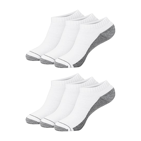 Hanes Ultimate Mens Multi-Pack 6 Pair Low Cut Socks