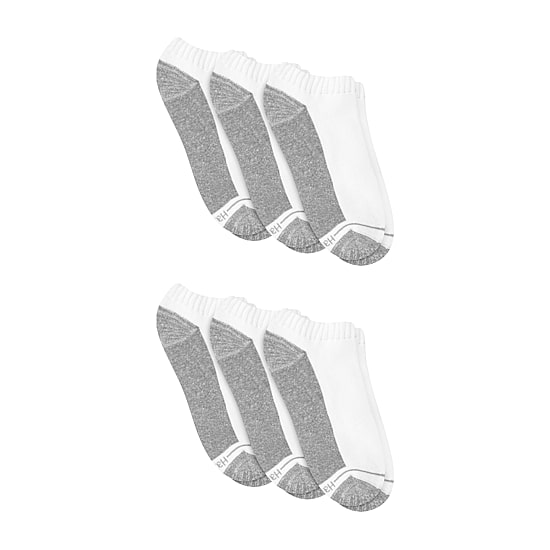Hanes Ultimate Mens Multi-Pack 6 Pair Low Cut Socks