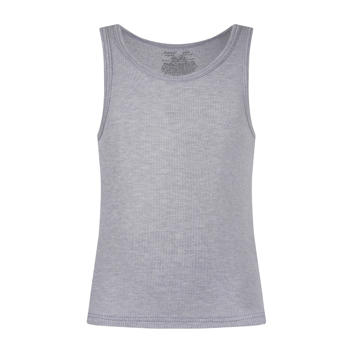 Hanes Originals Supersoft Little & Big Kid Girls U Neck Sleeveless 4 Pack Tank