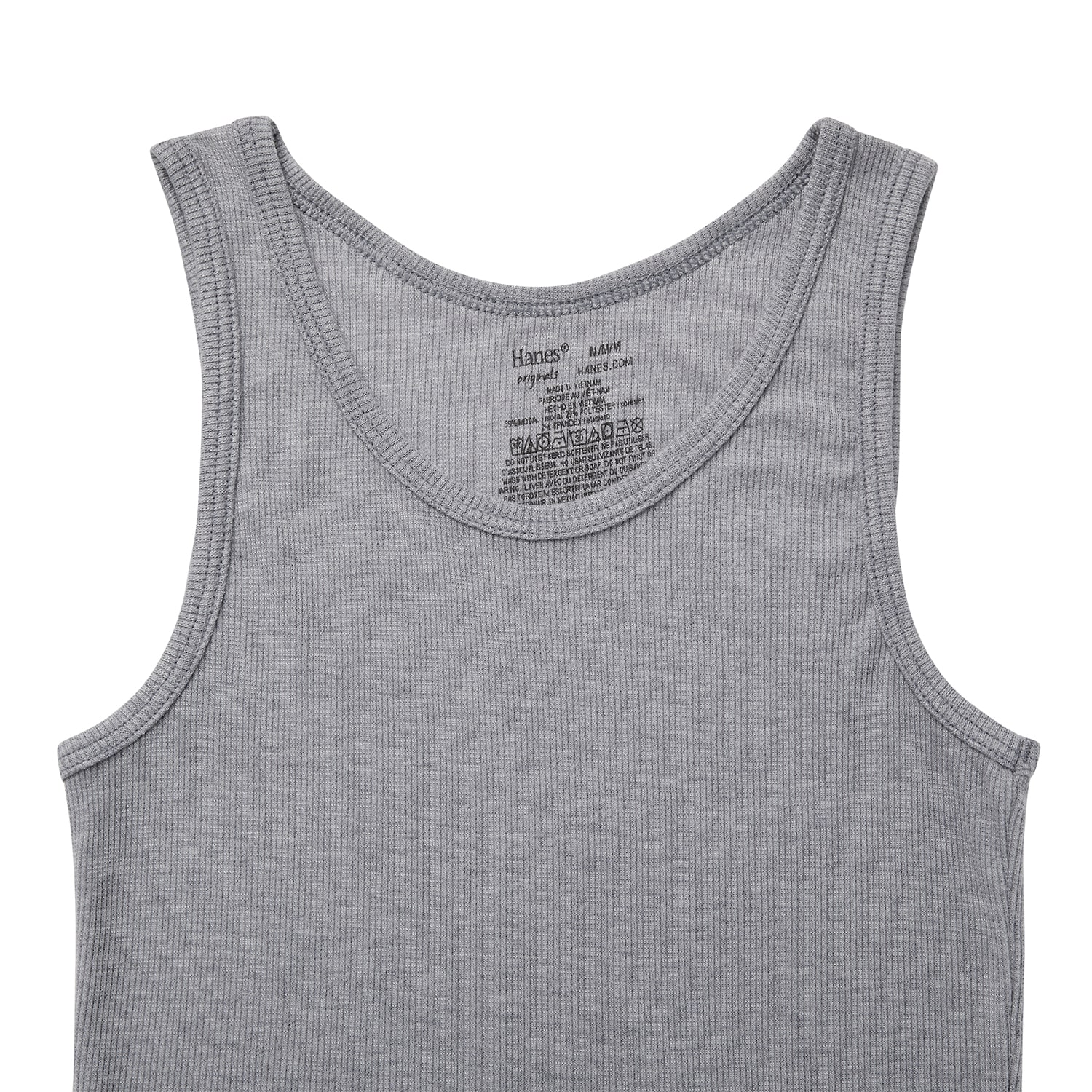 Hanes Originals Supersoft Little & Big Kid Girls U Neck Sleeveless 4 Pack Tank