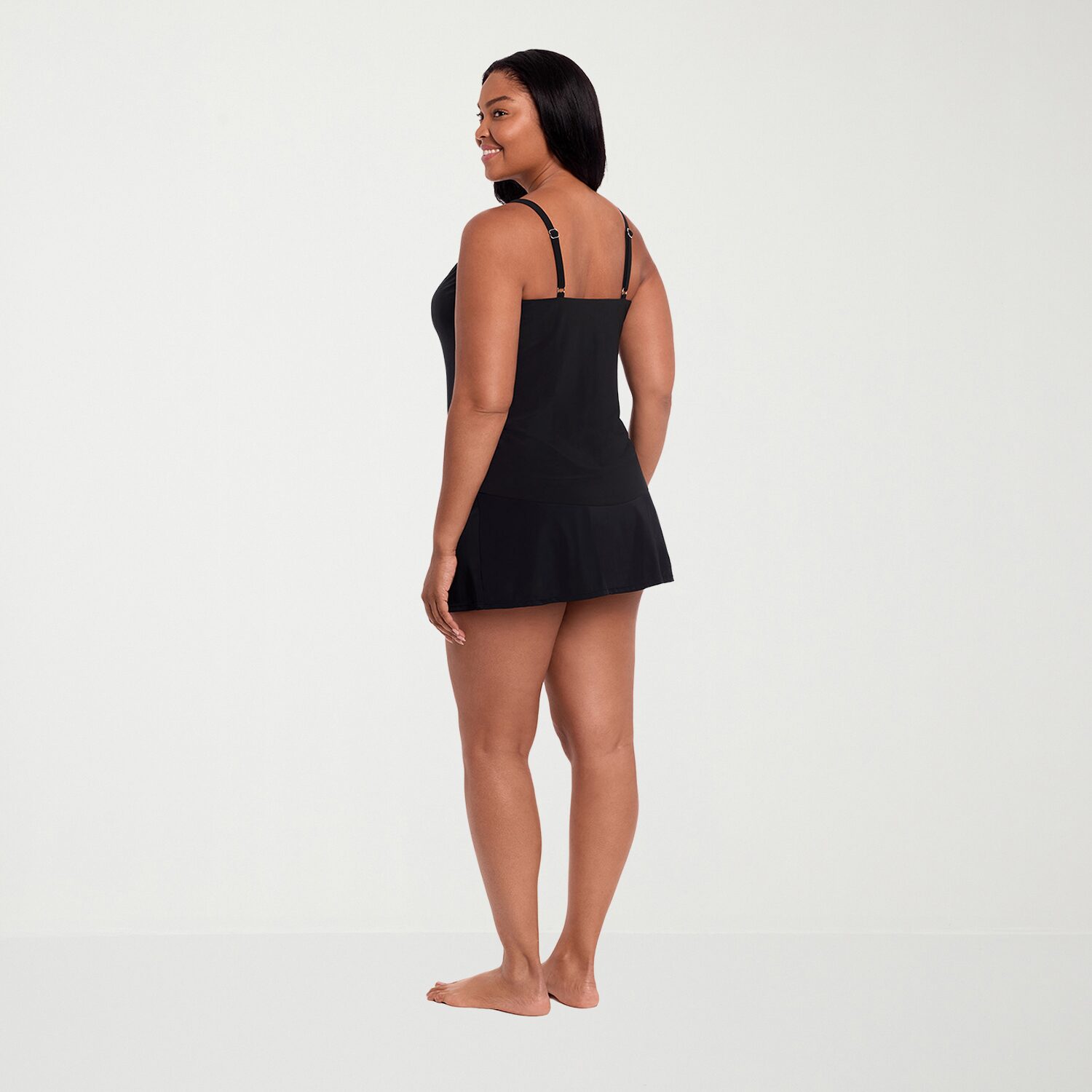 Trimshaper Womens Floral Tankini Swimsuit Top