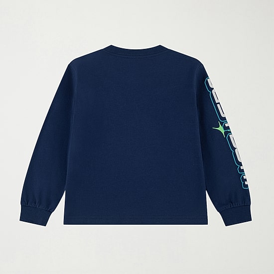 Nike Toddler Boys Crew Neck Long Sleeve Regular Fit Graphic T-Shirt