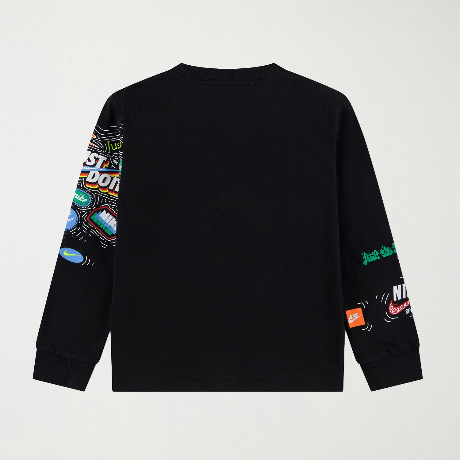 Nike Toddler Boys Crew Neck Long Sleeve Regular Fit Graphic T-Shirt