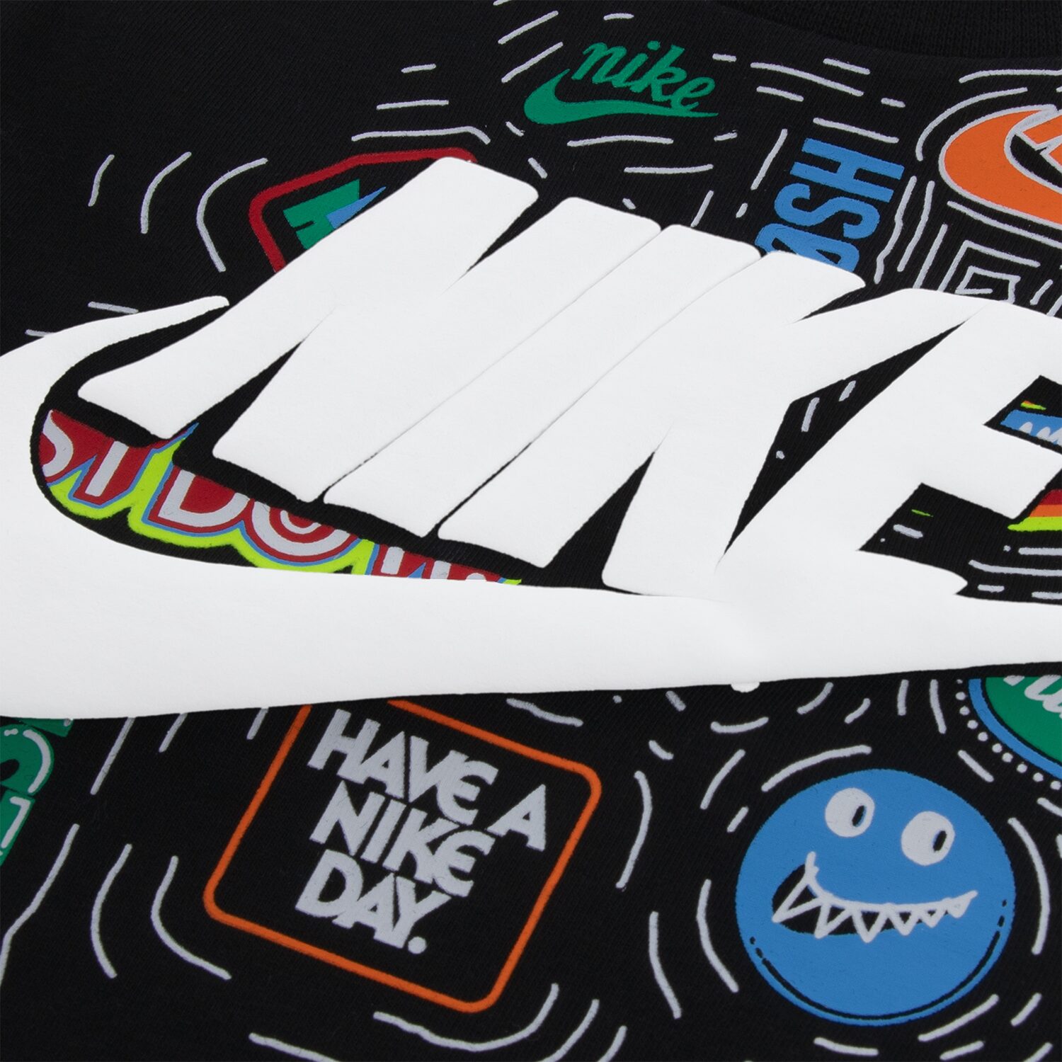 Nike Toddler Boys Crew Neck Long Sleeve Regular Fit Graphic T-Shirt