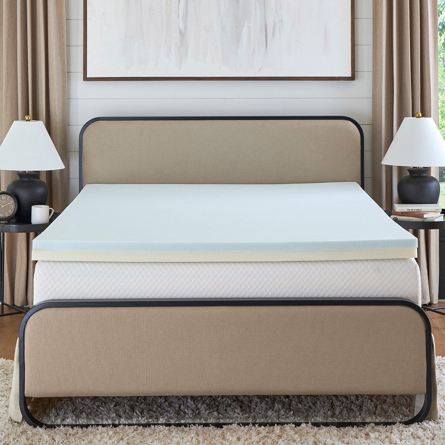 La-Z-Boy Serene / Isotonic+ Memory Foam 3” Dual Layered Mattress Topper
