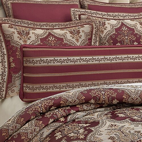 Queen Street Prestyn Rectangular Throw Pillow In Red