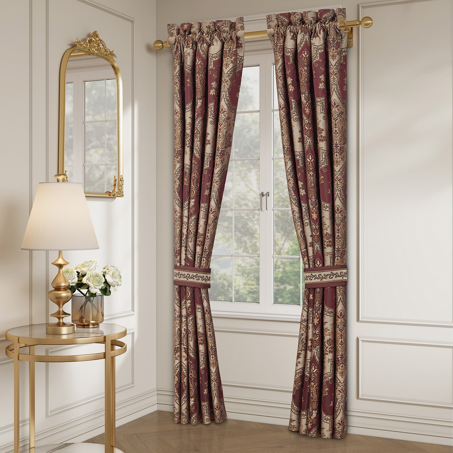 Queen Street Prestyn Rod Pocket Room Darkening Set of 2 Curtain Panel