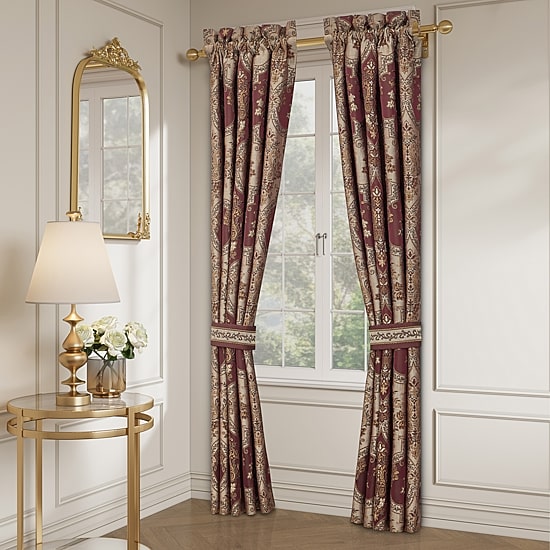 Queen Street Prestyn Rod Pocket Room Darkening Set of 2 Curtain Panel