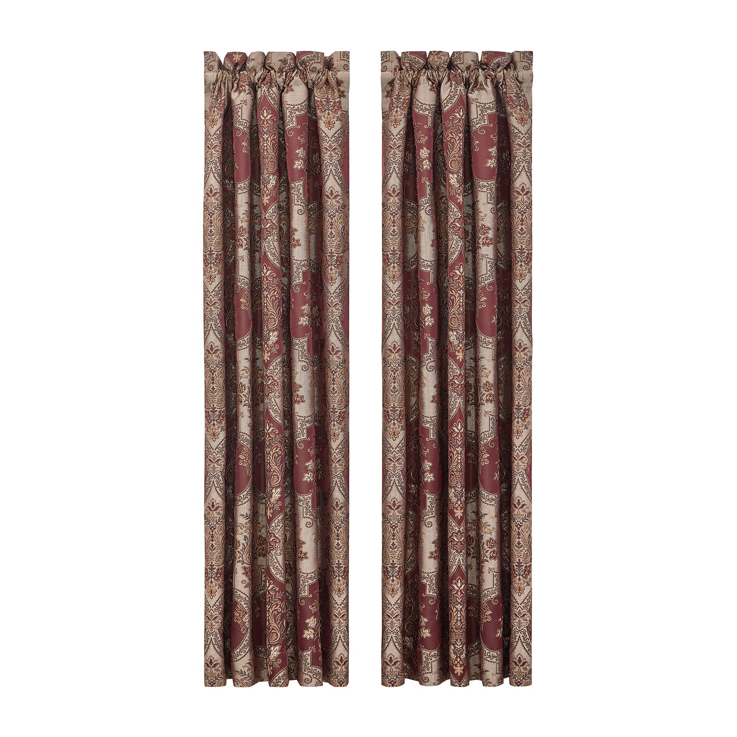 Queen Street Prestyn Rod Pocket Room Darkening Set of 2 Curtain Panel