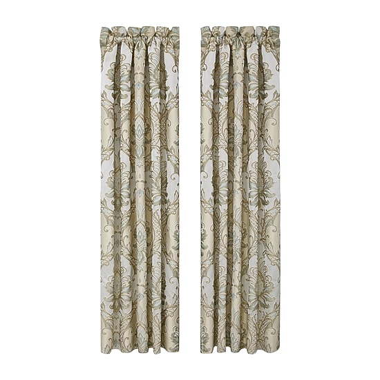 Queen Street Reina Rod Pocket Room Darkening Set of 2 Curtain Panel