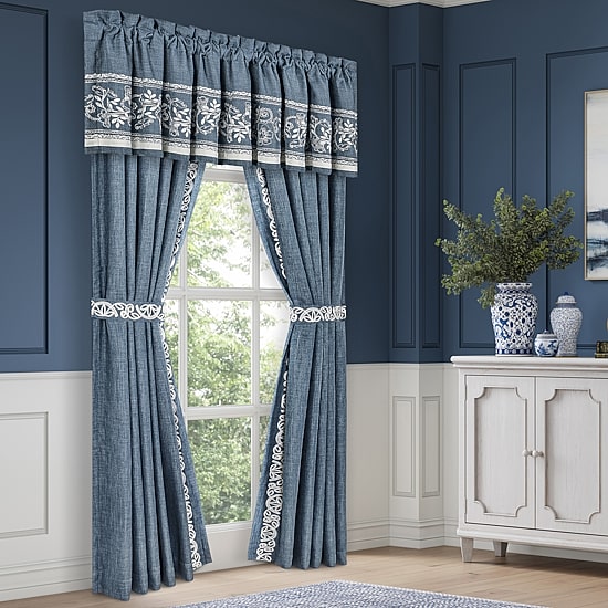 Queen Street Prestyn Rod Pocket Room Darkening Set of 2 Curtain Panel