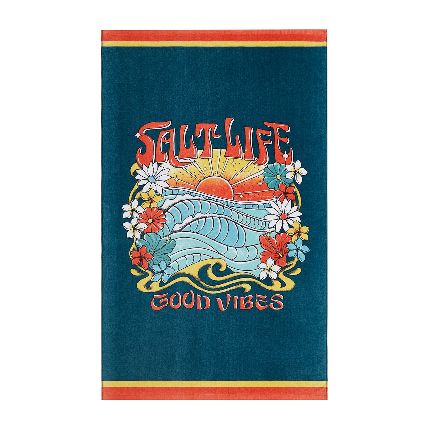 Salt Life Sunrise Vibes Quick Dry Beach Towel