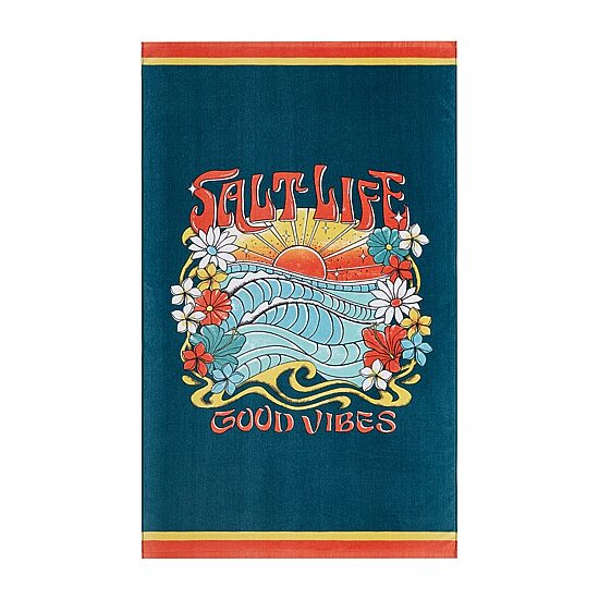 Salt Life Sunrise Vibes Quick Dry Beach Towel