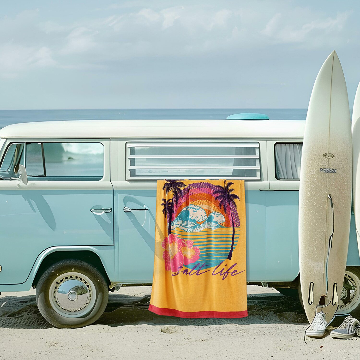 Salt Life Good Times Quick Dry Beach Towel