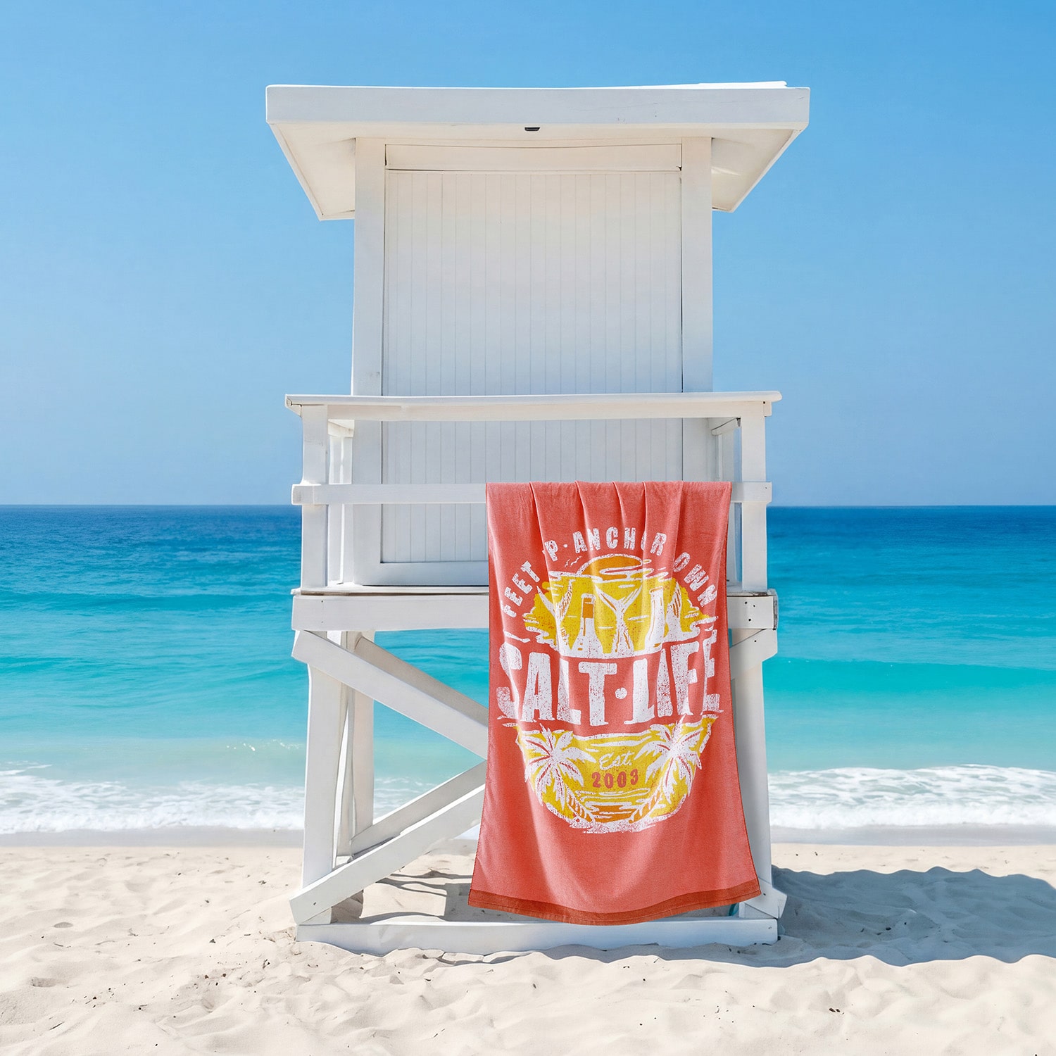 Salt Life Weekend Forecast Quick Dry Beach Towel
