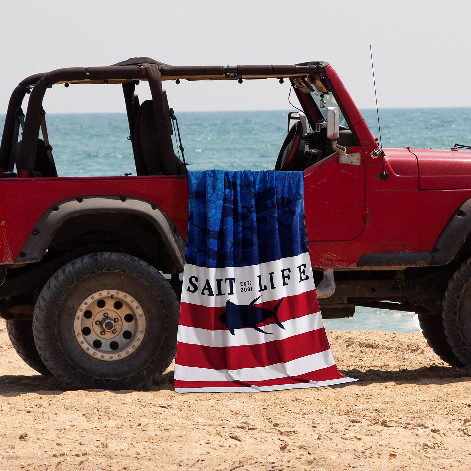 Salt Life Respect Quick Dry Beach Towel