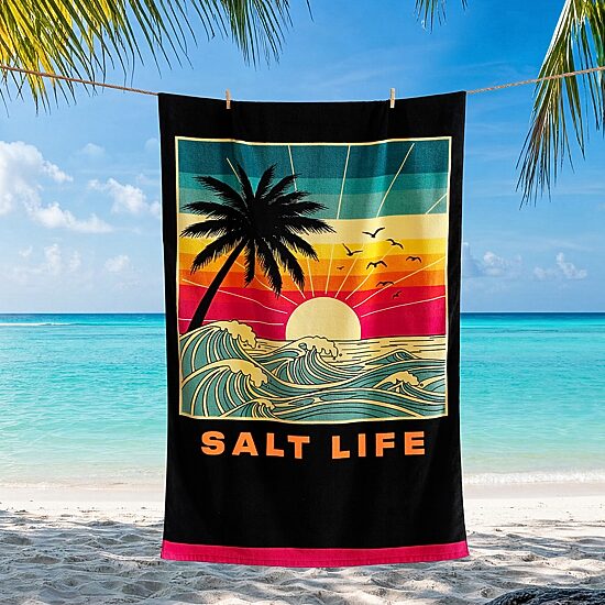 Salt Life Breezy Day Quick Dry Beach Towel