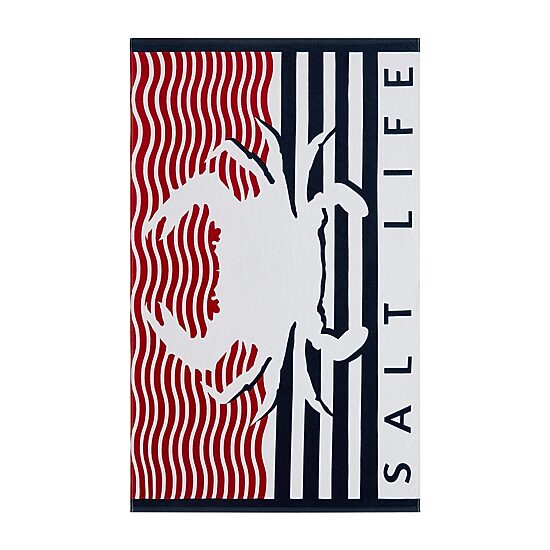 Salt Life Crabbin Quick Dry Beach Towel