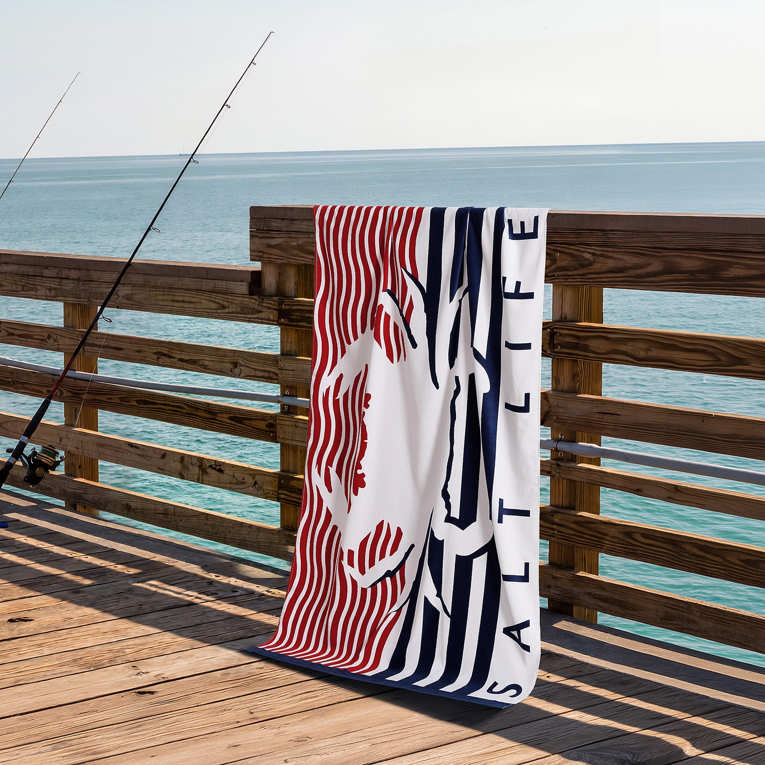 Salt Life Crabbin Quick Dry Beach Towel