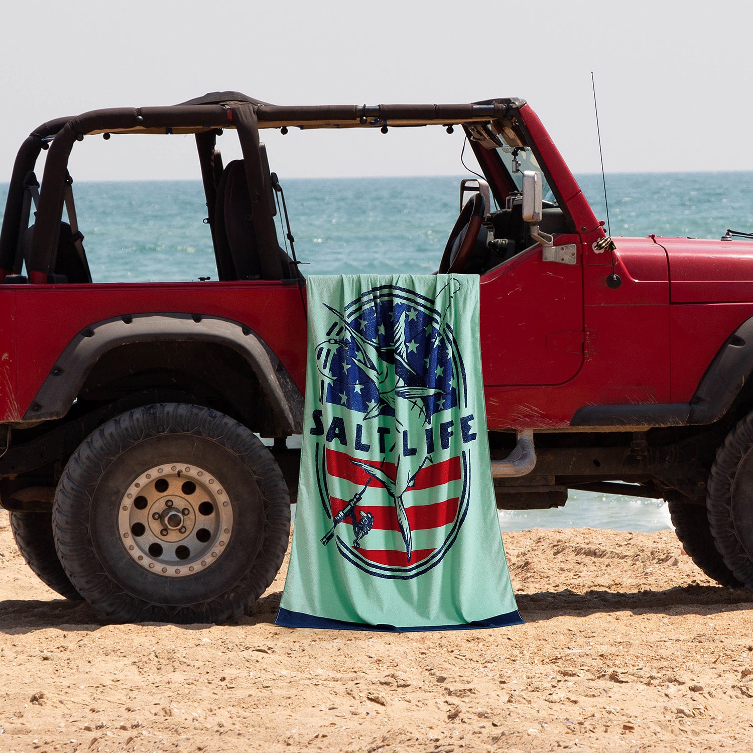 Salt Life Salty N' Proud Quick Dry Beach Towel