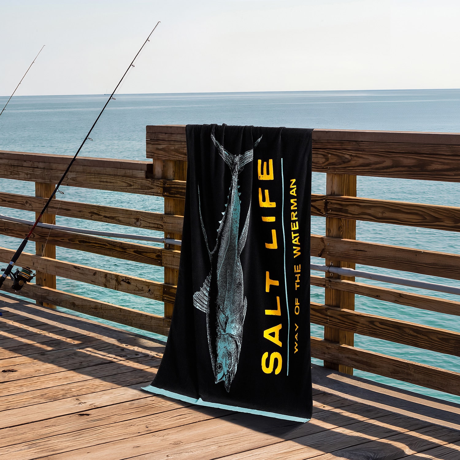 Salt Life Way Of The Waterman Quick Dry Beach Towel