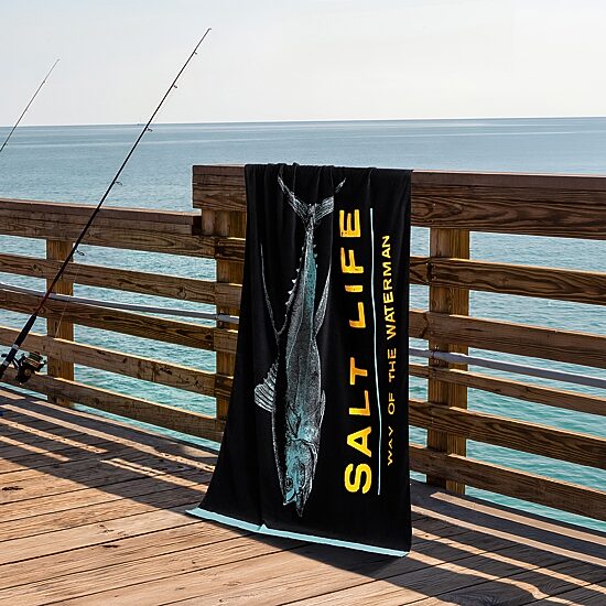 Salt Life Way Of The Waterman Quick Dry Beach Towel