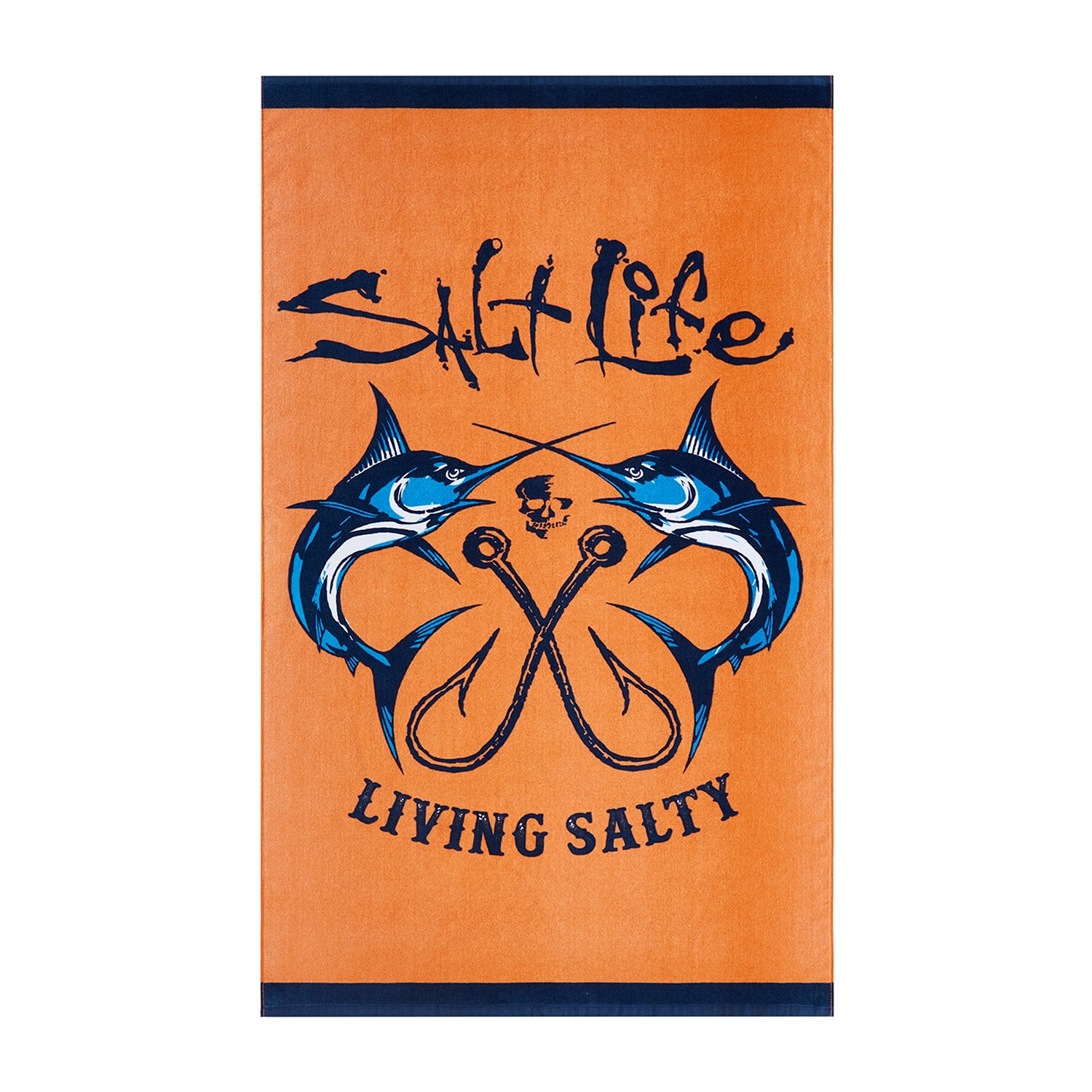 Salt Life Crossed Bills Quick Dry Beach Towel