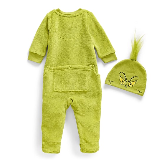Unisex Dr. Seuss Grinch Long Sleeve Matching Family Pajama Set