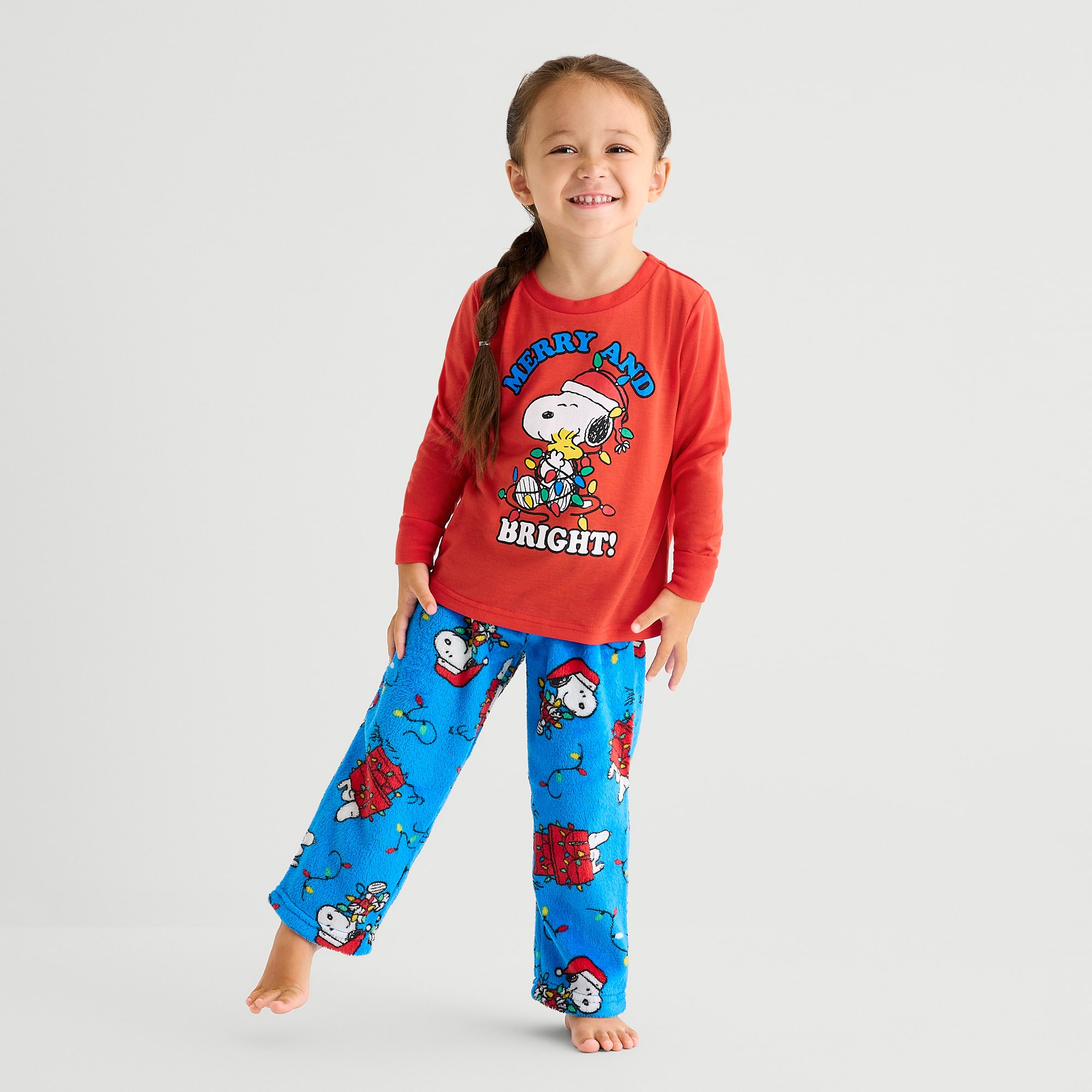 Toddler Unisex Peanuts Long Sleeve 2-pc. Pajama Set