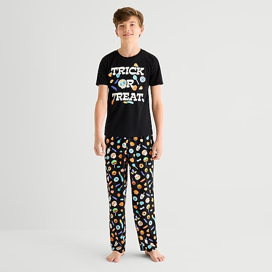 Mixit Little & Big Kid Unisex Crew Neck Short Sleeve 2-pc. Matching Family Pajama Set