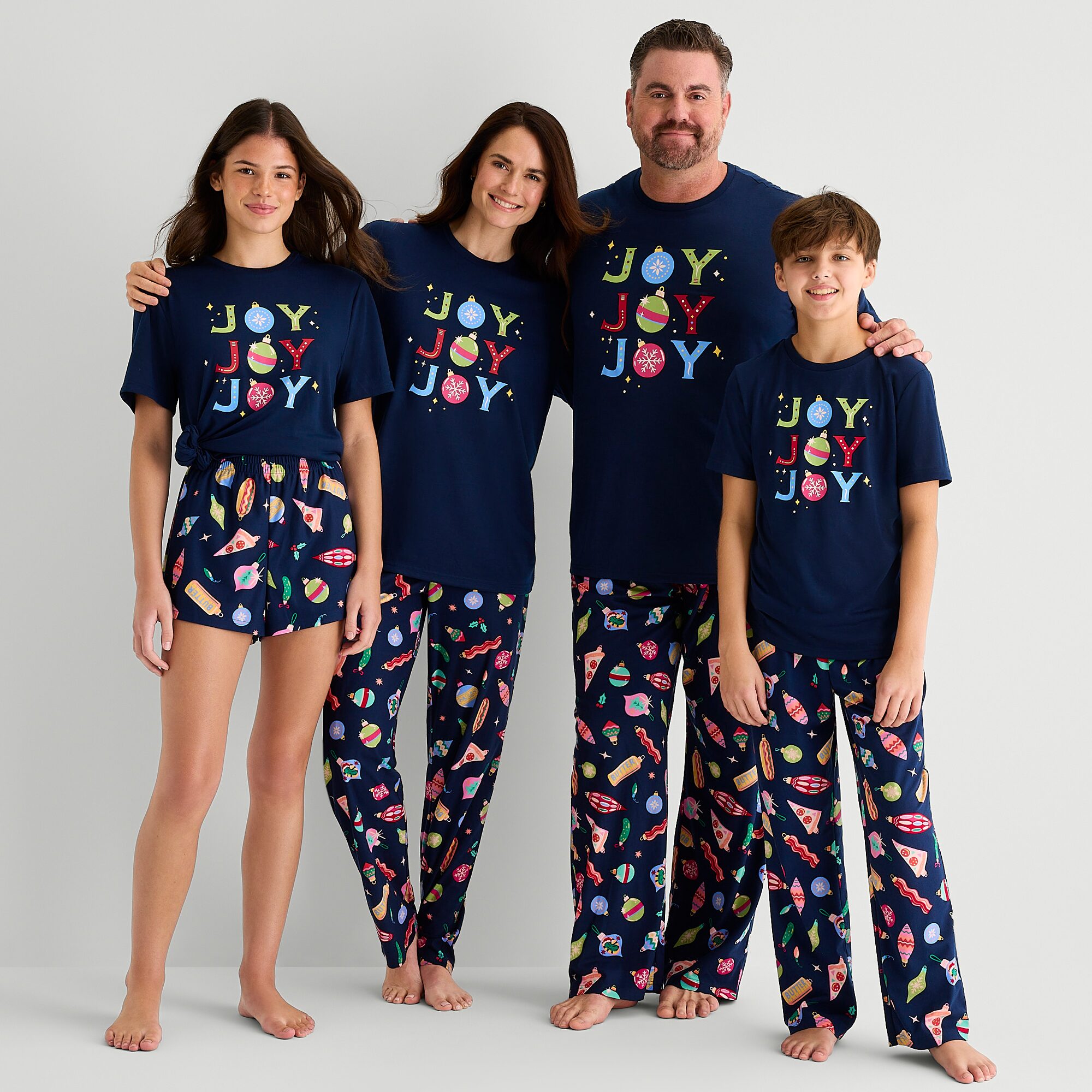 North Pole Trading Co. Crew Neck Short Sleeve Matching Family Pajama Top