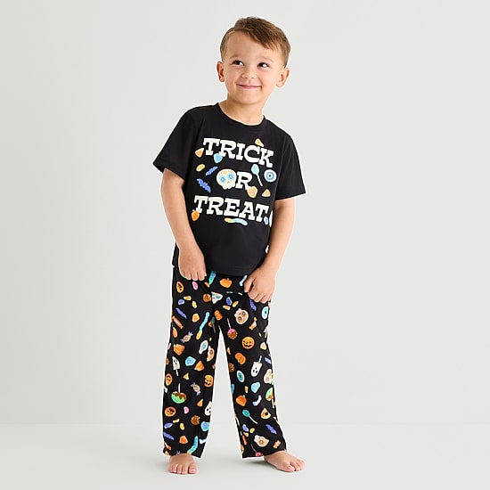 Mixit Toddler Unisex Crew Neck Short Sleeve 2-pc. Matching Family Pajama Set