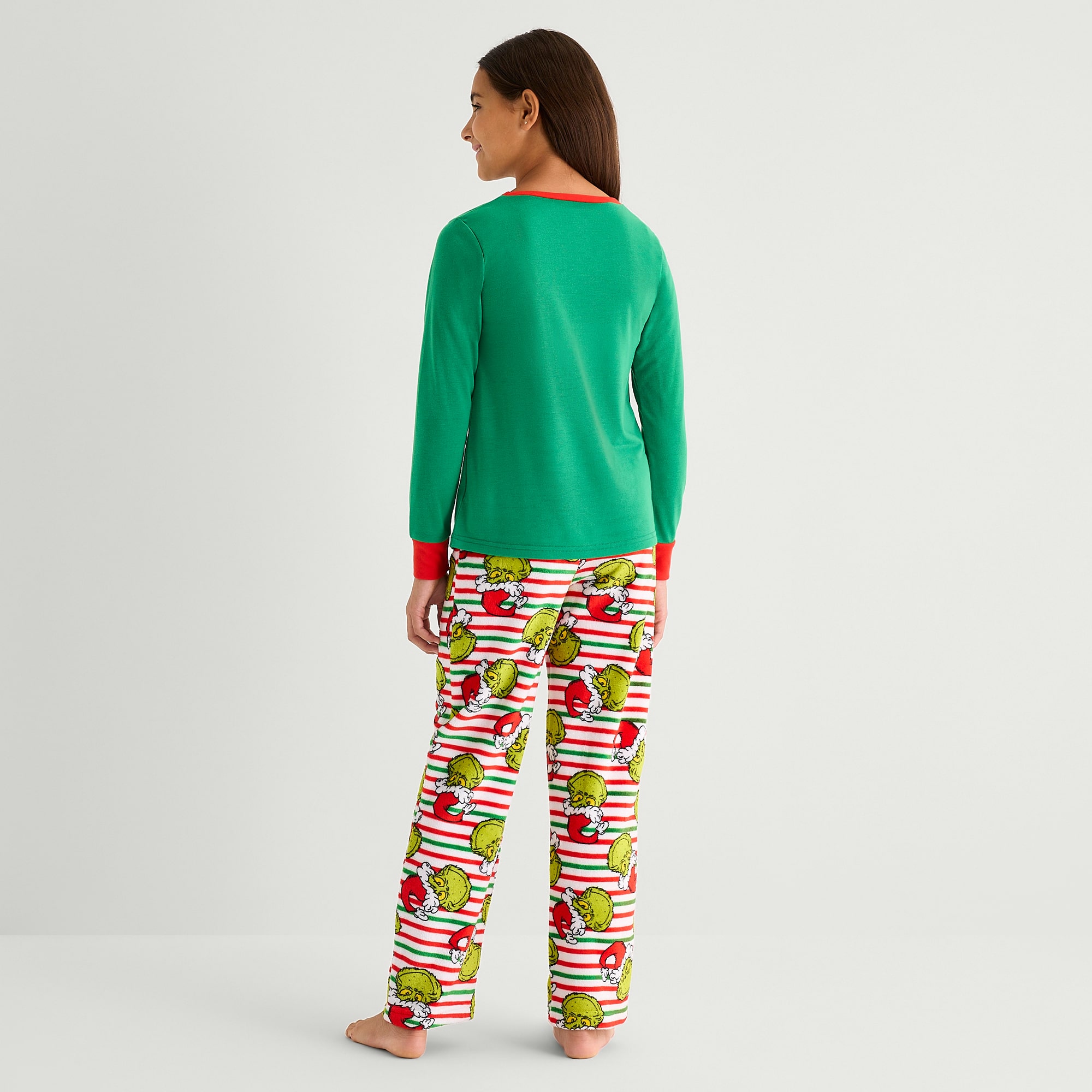 Unisex Grinch Long Sleeve 2-pc. Pajama Set