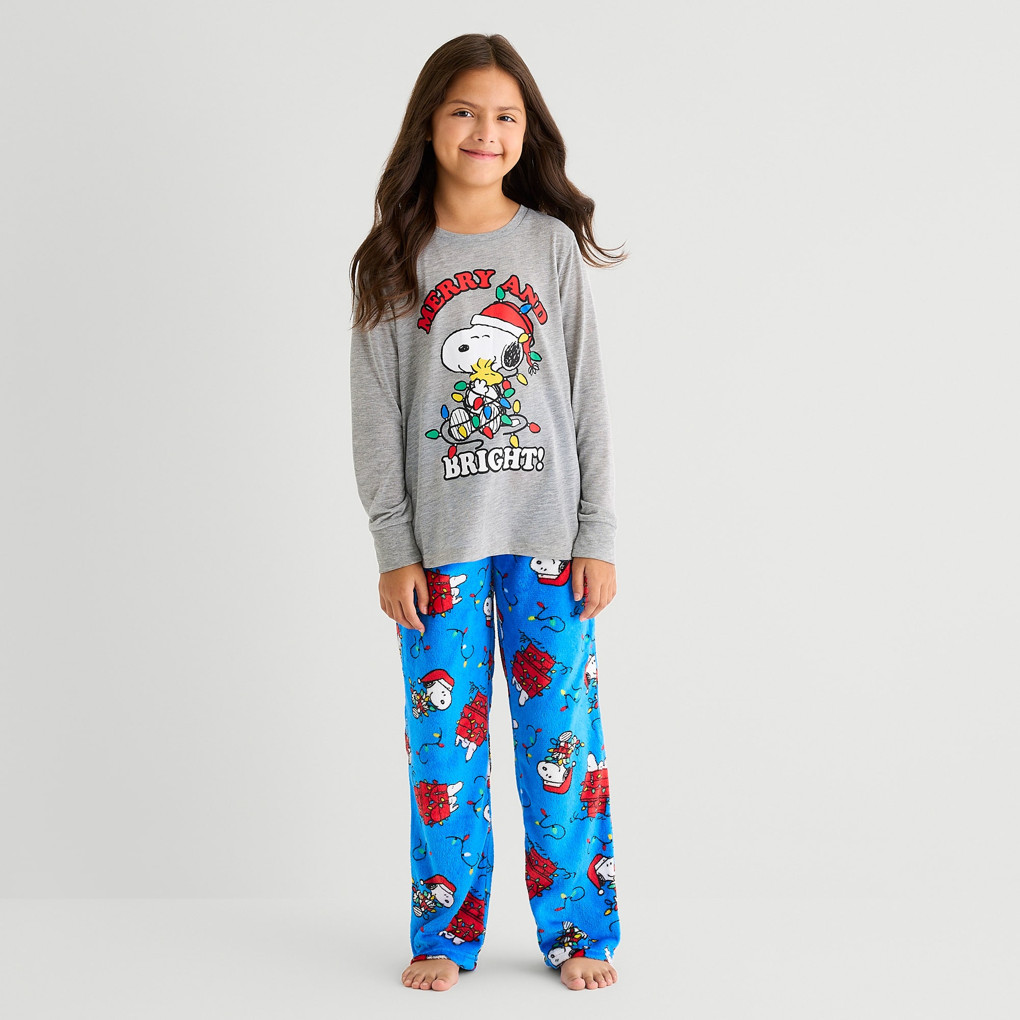 Unisex Peanuts Long Sleeve 2-pc. Pajama Set