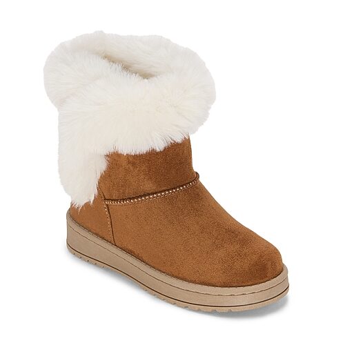 Thereabouts Little & Big Kid Girls Maren Flat Heel Winter Boots In Brown