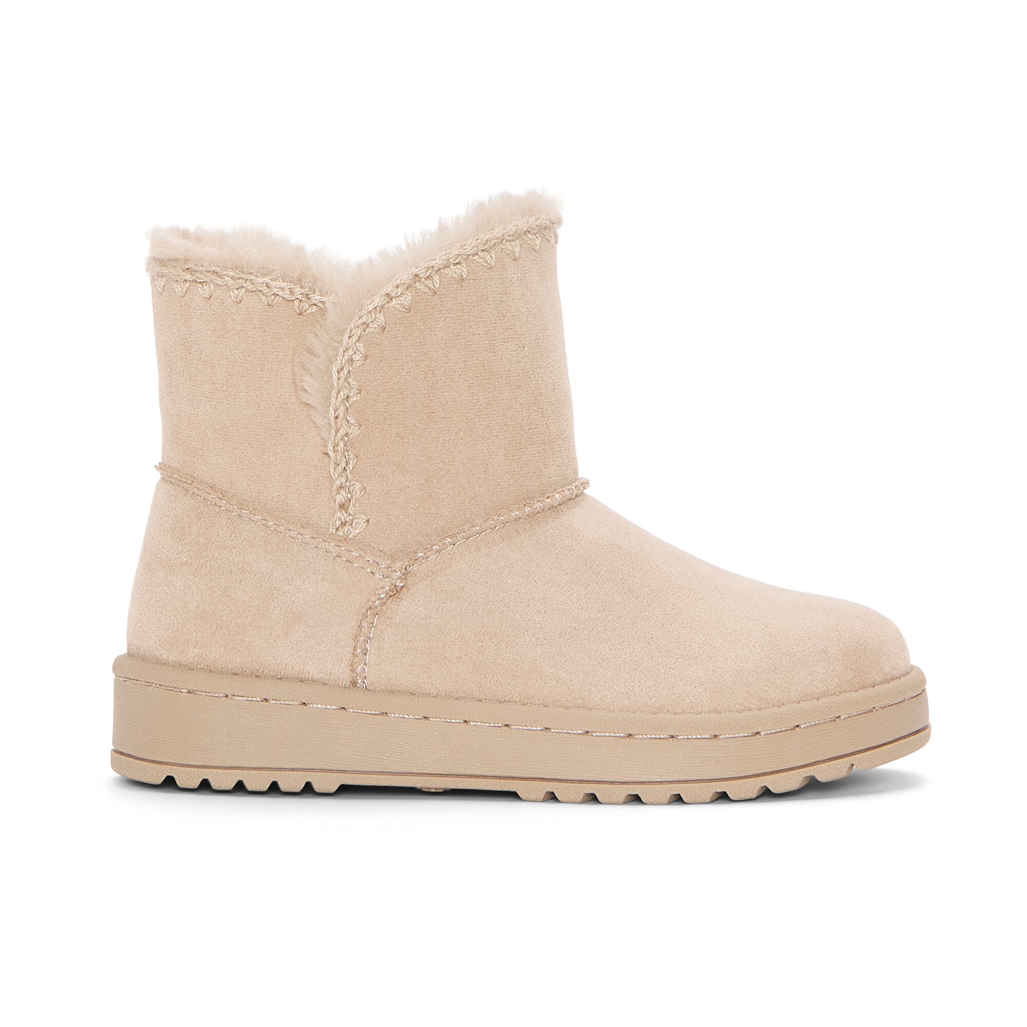 Thereabouts Little & Big Kid Girls Rose Faux Fur Lined Flat Heel Winter Boots