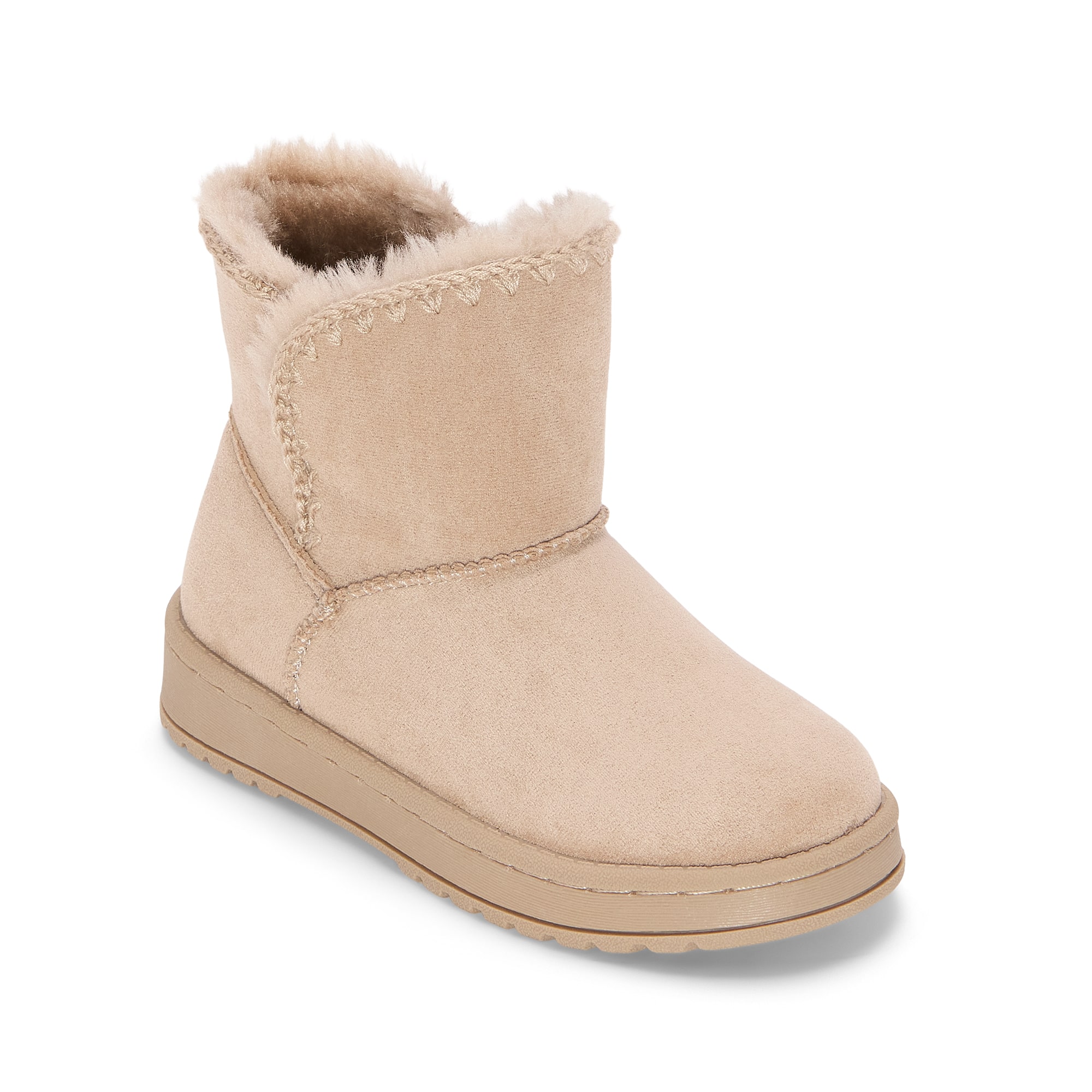 Thereabouts Little & Big Kid Girls Rose Faux Fur Lined Flat Heel Winter Boots