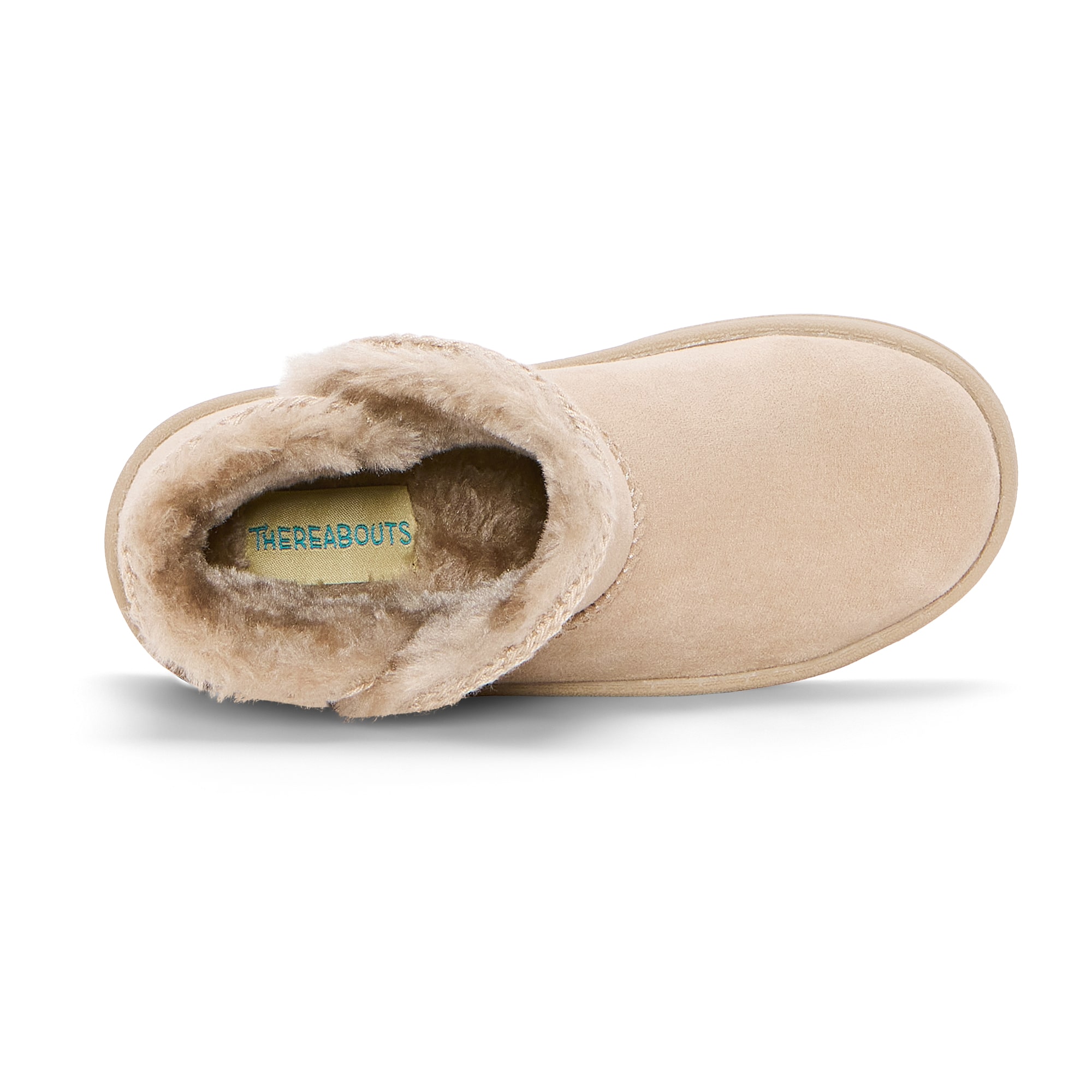 Thereabouts Little & Big Kid Girls Rose Faux Fur Lined Flat Heel Winter Boots