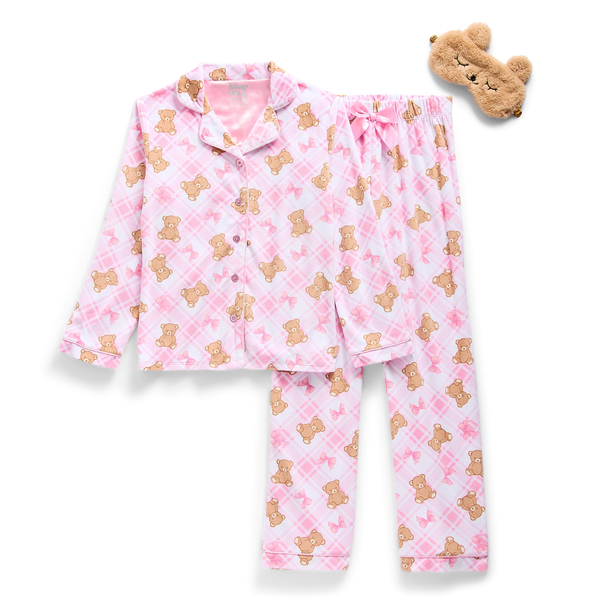 Sleep On It Little & Big Kid Girls Long Sleeve 2-pc. Pajama Set