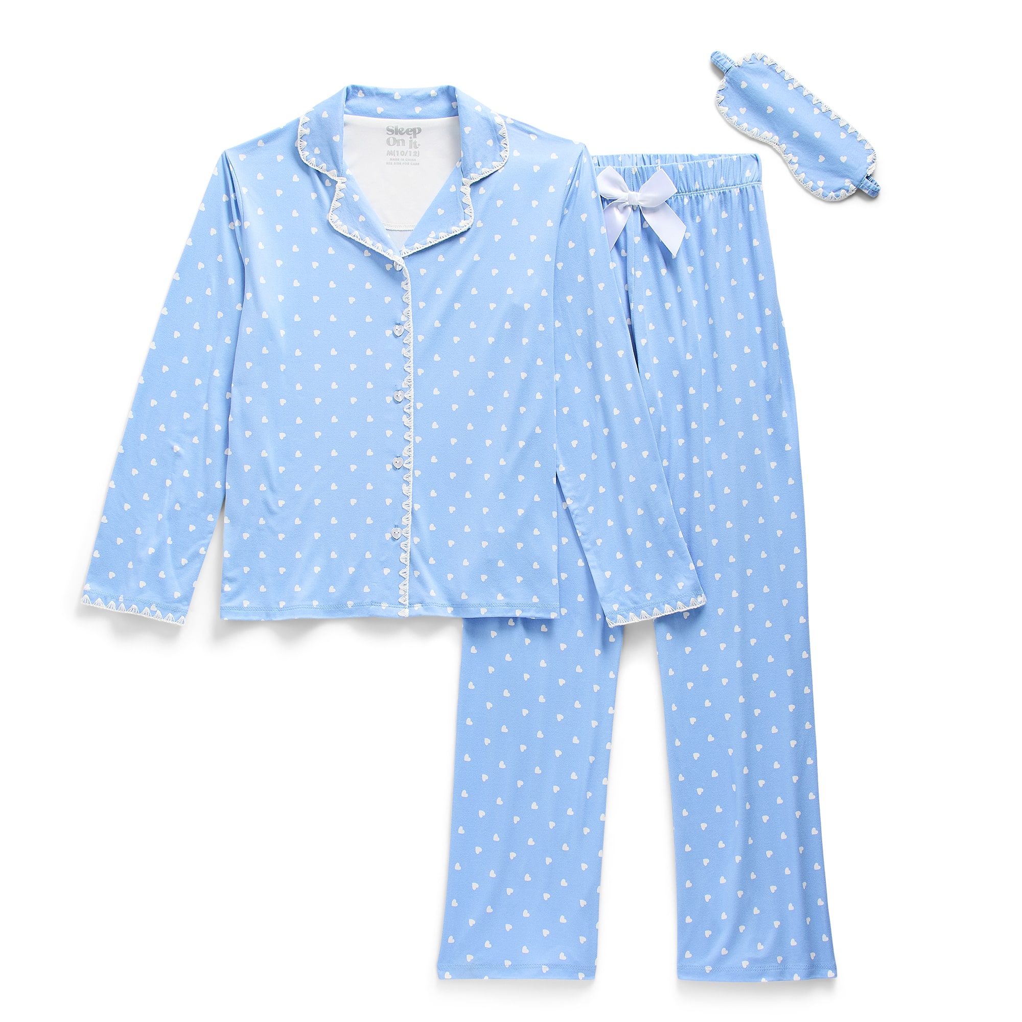 Sleep On It Little & Big Kid Girls Long Sleeve 2-pc. Pajama Set