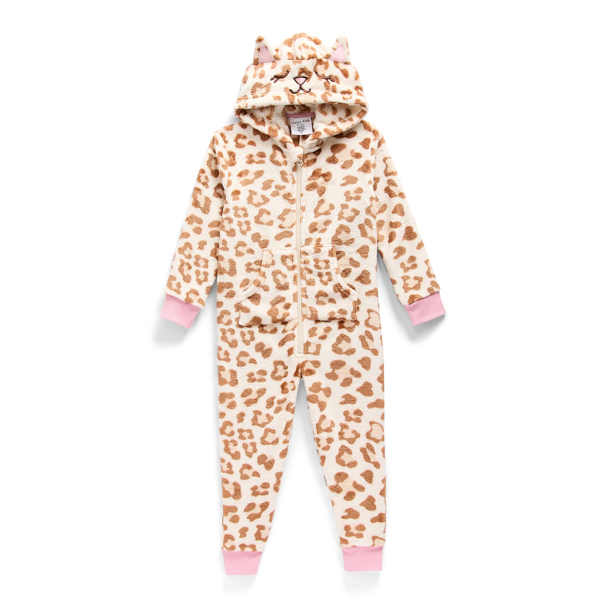 Jaclyn Toddler Girls Long Sleeve 2-pc. One Piece Pajama