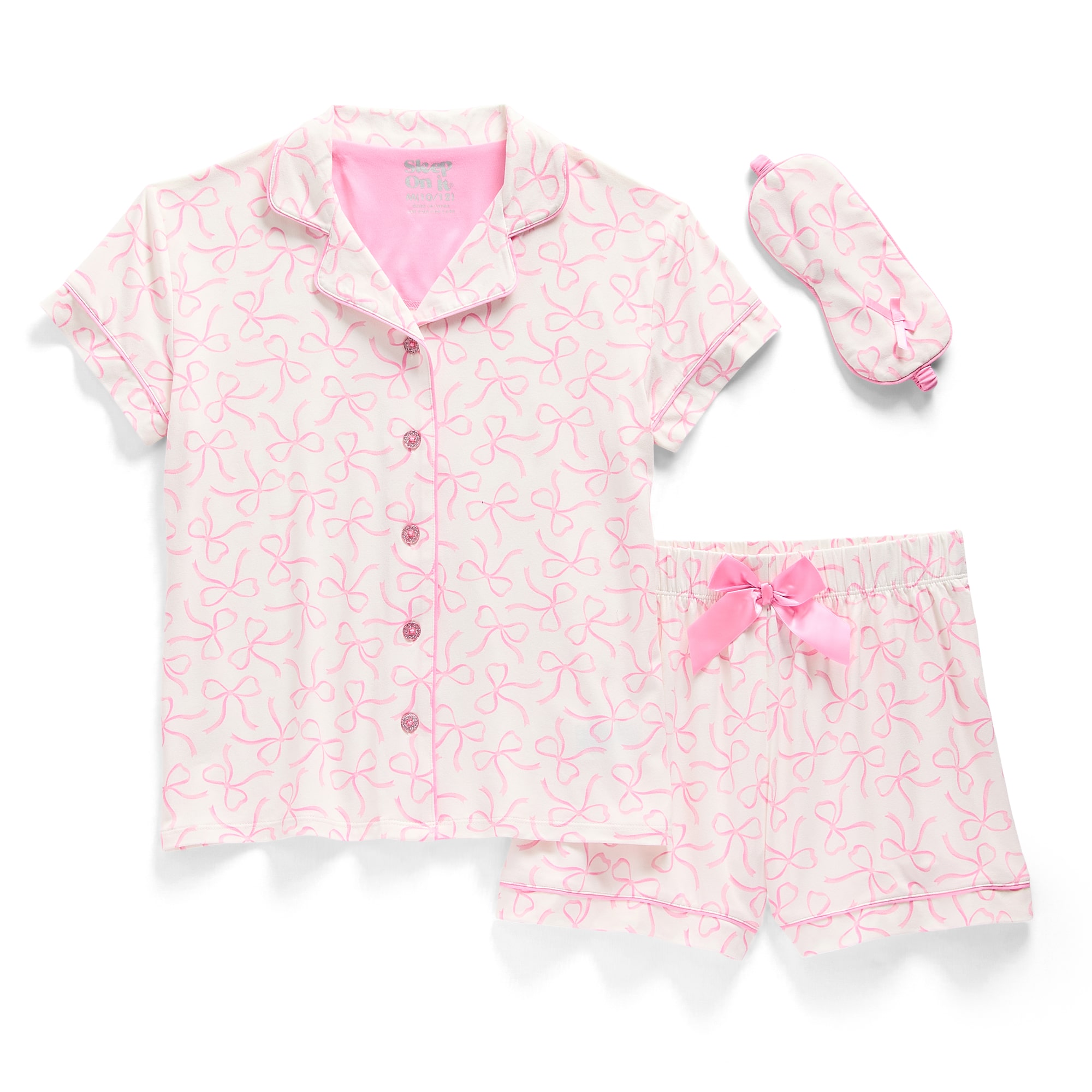 Sleep On It Little & Big Kid Girls Short Sleeve 2-pc. Pajama Set