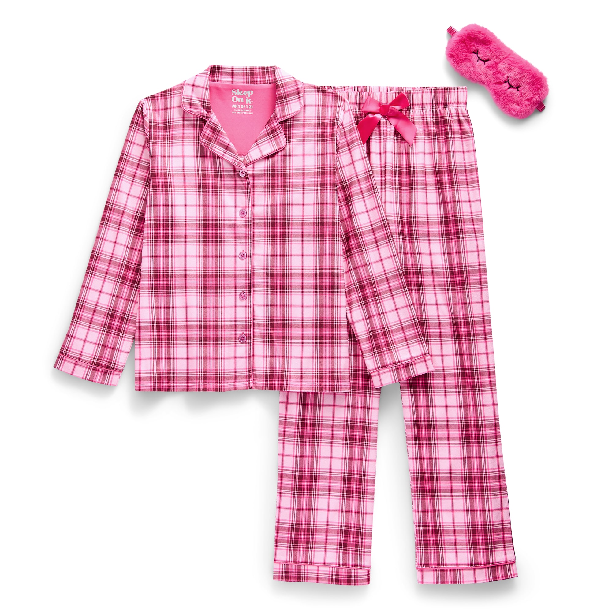 Sleep On It Little & Big Kid Girls Long Sleeve 2-pc. Pajama Set