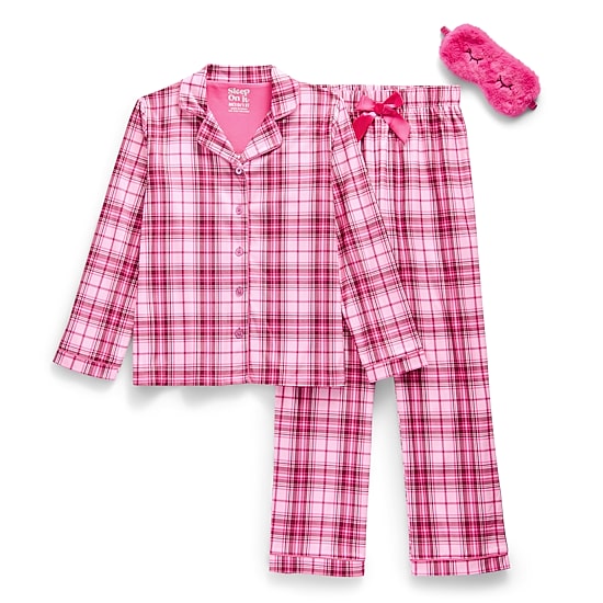 Sleep On It Little & Big Kid Girls Long Sleeve 2-pc. Pajama Set