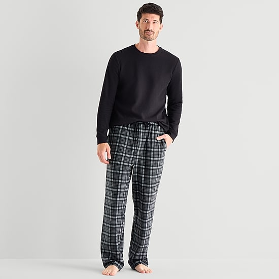 St. John's Bay Mens Microfleece Pajama Pants
