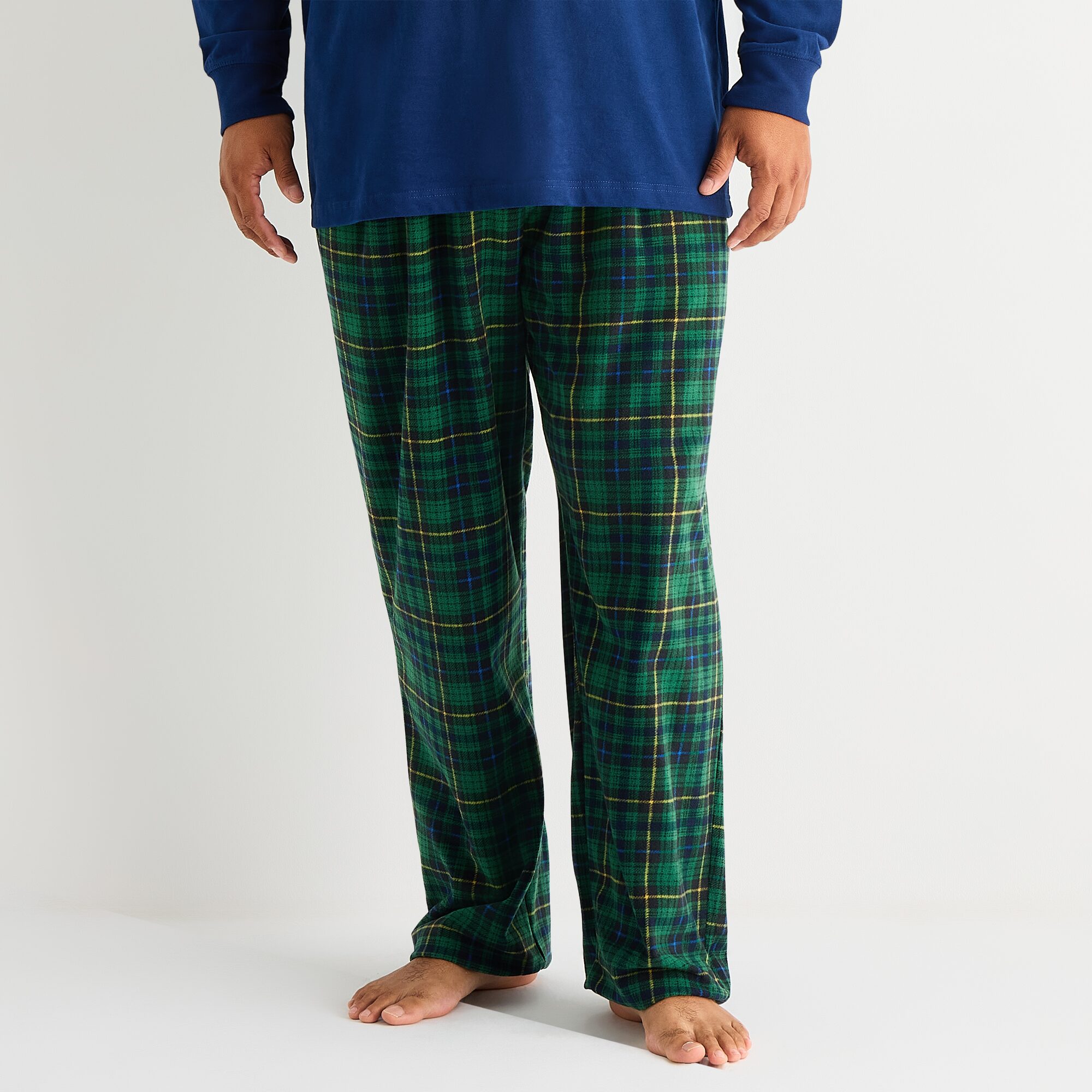 St. John's Bay Mens Big and Tall Microfleece Pajama Pants
