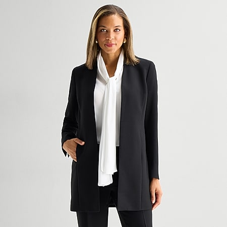 Black Label by Evan-Picone Womens Classic Fit Suit Jacket, Color